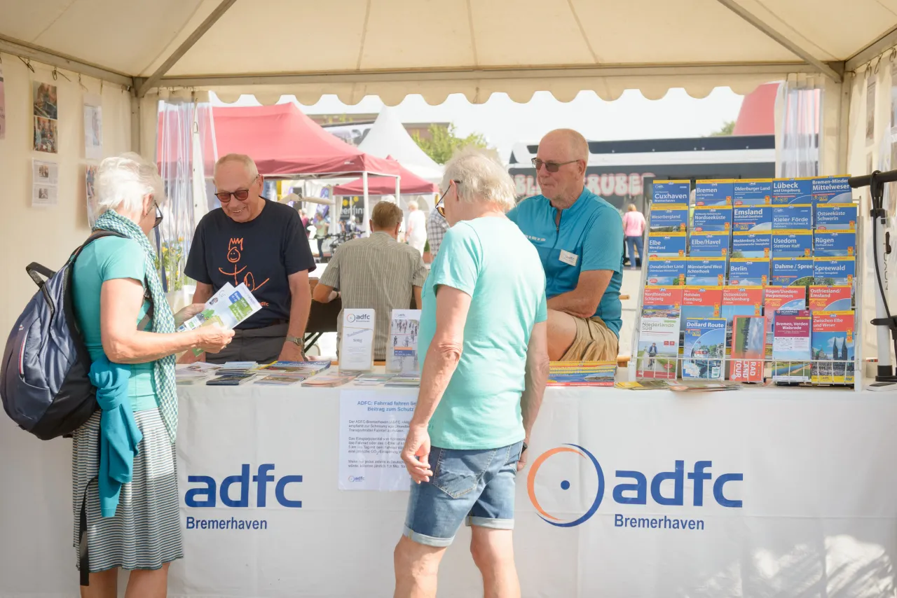 ADFC-Stand auf dem Energie- und Klimastadttag